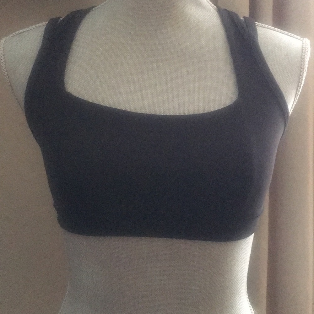 lululemon athletica black sports bra